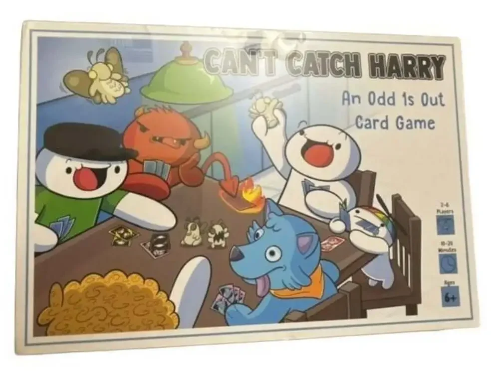Sealed Up Cant Catch Harry An Odd 1s Out Card Game 2-6 Players